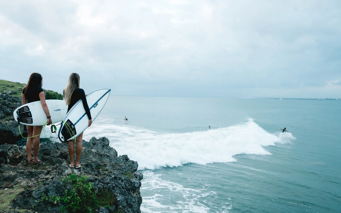 Surfen lernen Bali