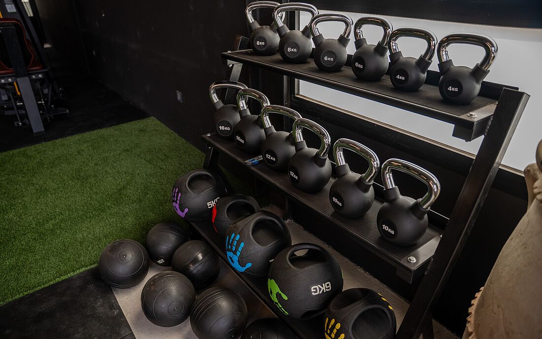 Boutique Surfcamp Marokko Gym Kettle bells