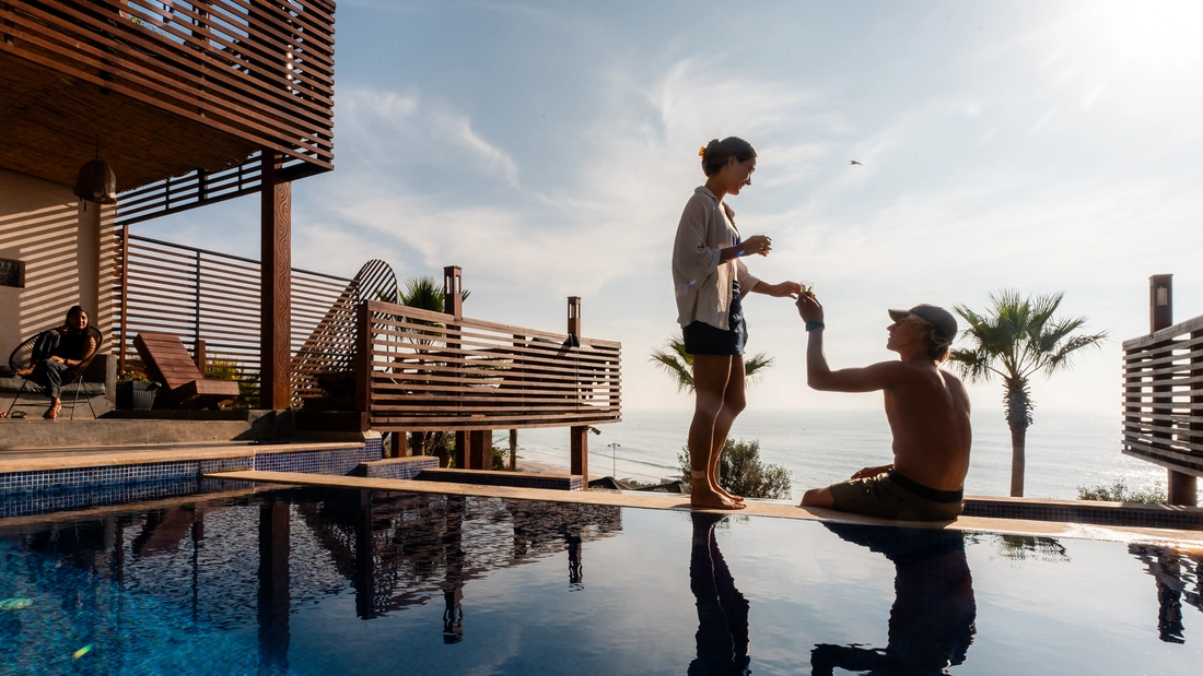 sea view Surfcamp Marokko