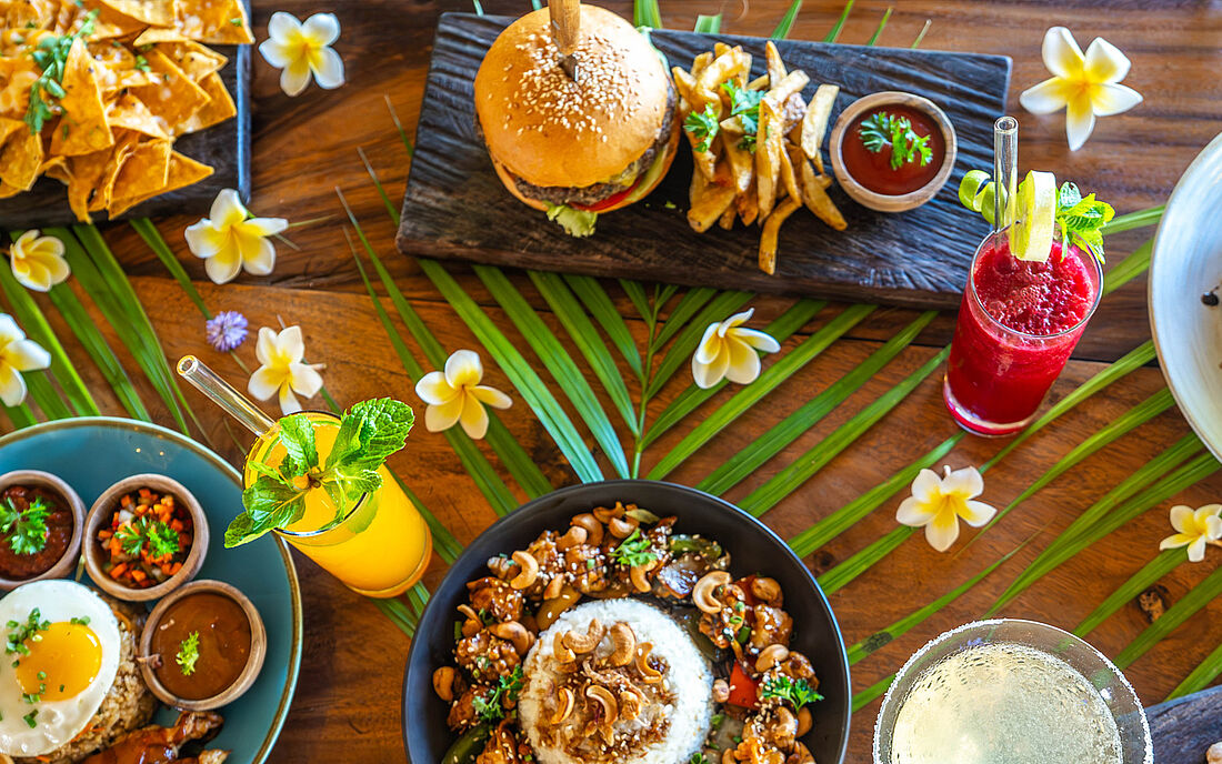 Surfhouse Bali Canggu Abendessen