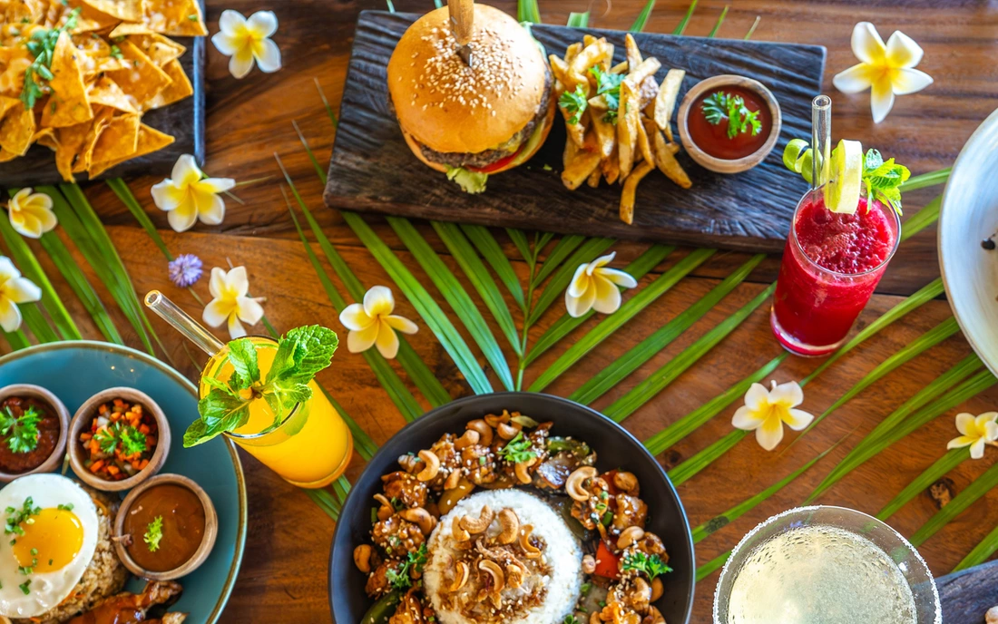 Surfhouse Bali Canggu Abendessen