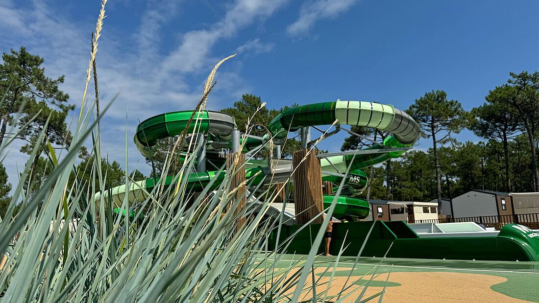 Rutschen St Girons Plage Campingplatz