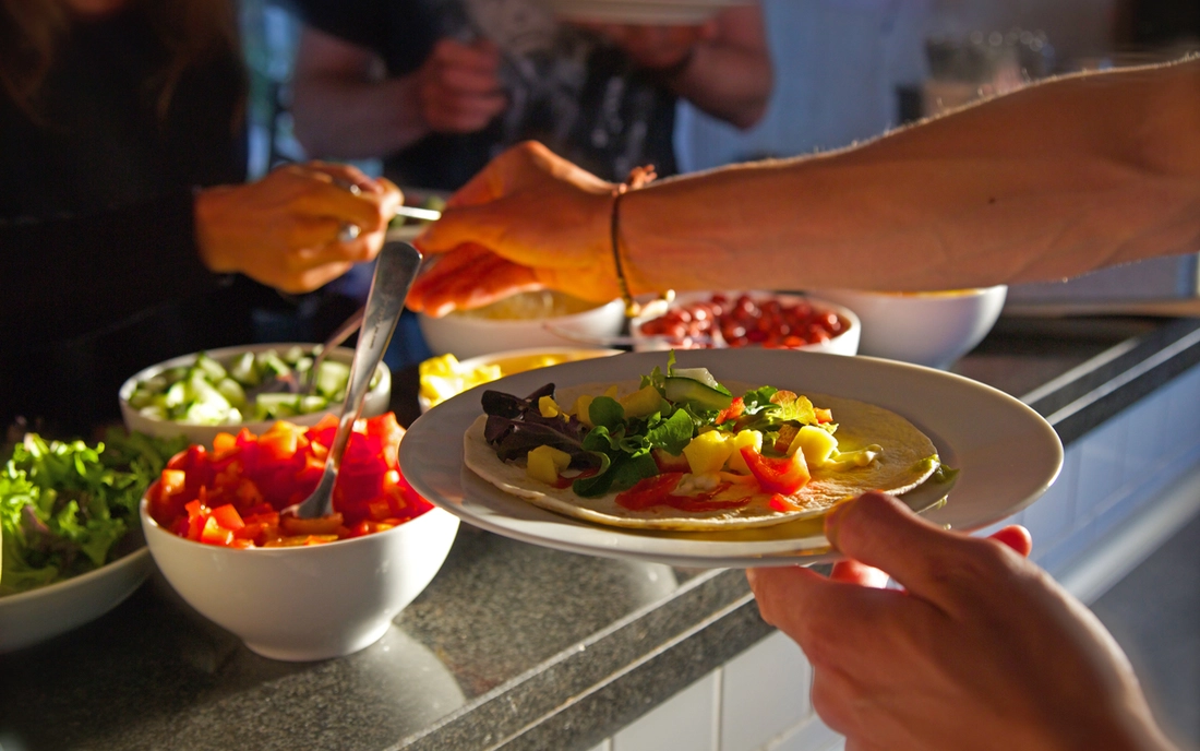 Surfcamp Soustons Plage Frankreich Buffet