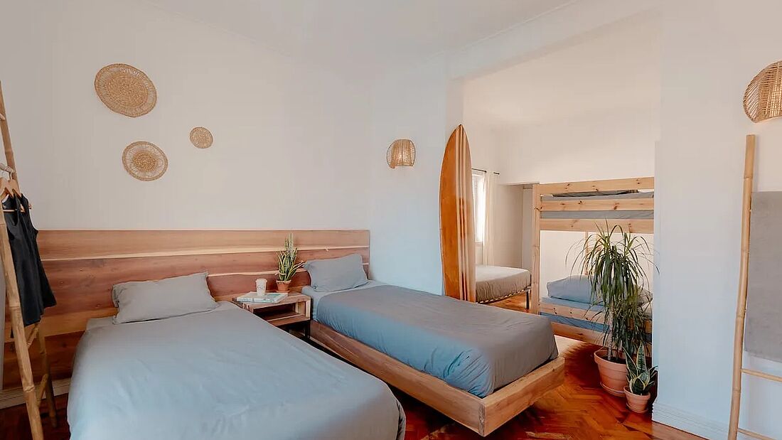 24 Surfcamp Caparica Portugal 5er Zimmer