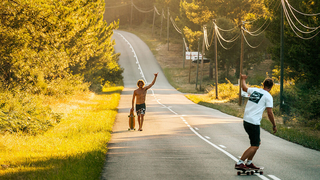 longboarden st girons jugendreise