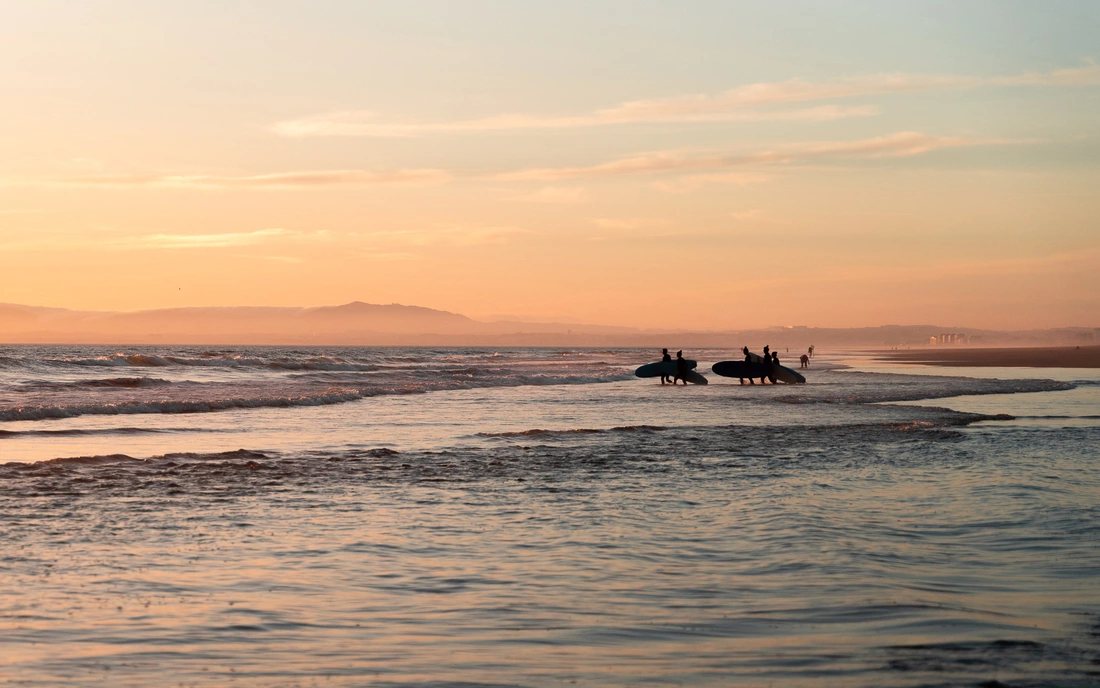 Sunset Session nur wenige Schritte vom Haus entfernt