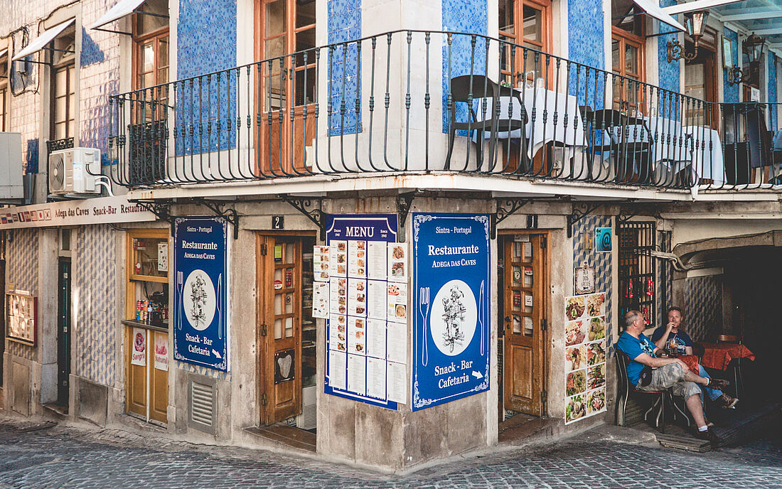 lecker essen kann man in Sintra auch sehr gut