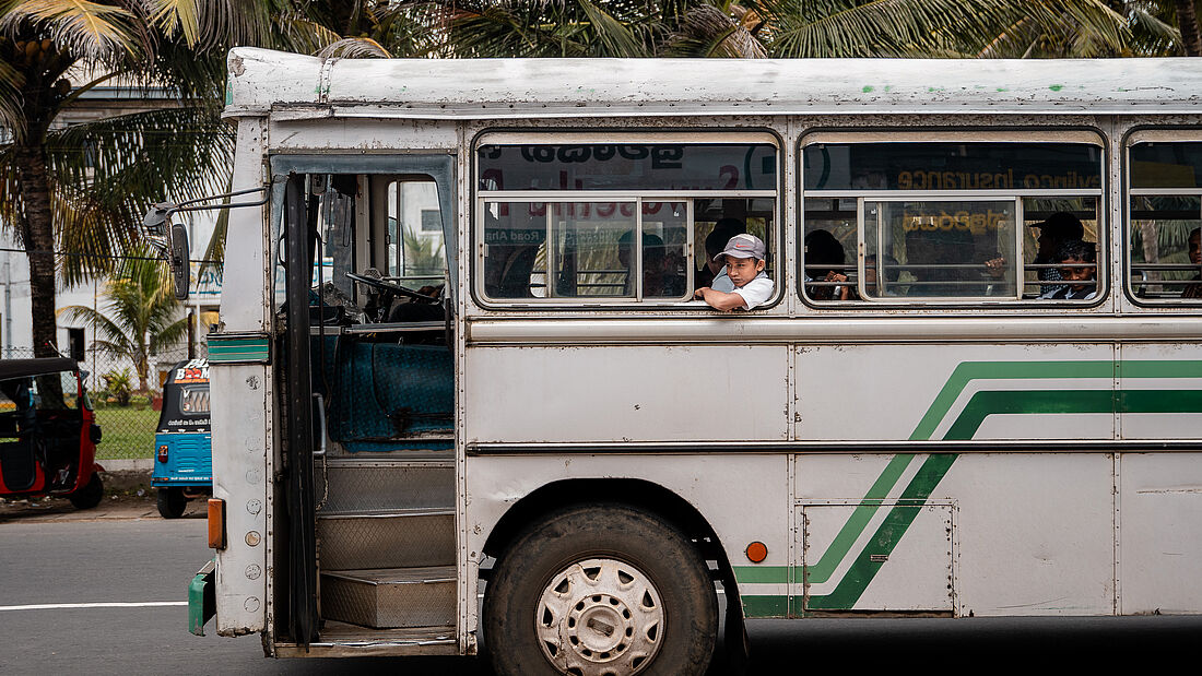 Lokal Bus in Sri Lanka