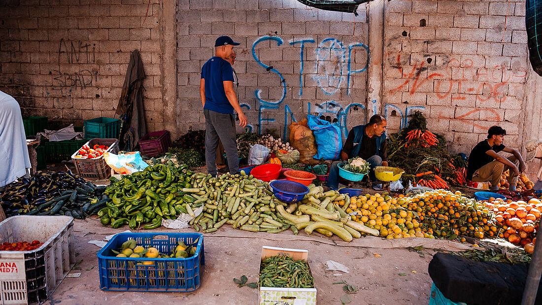 All the ingredients for a tasty tagine in one place
