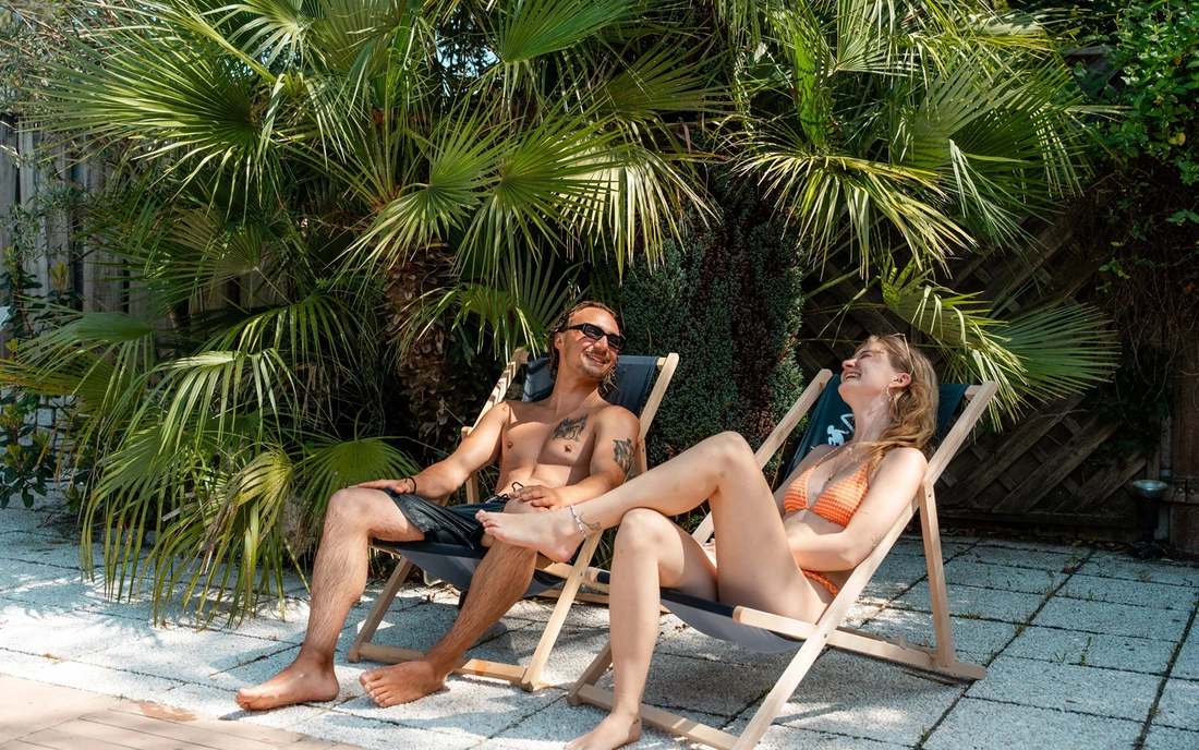 Surfcamp Soustons Plage Frankreich Pool Freunde