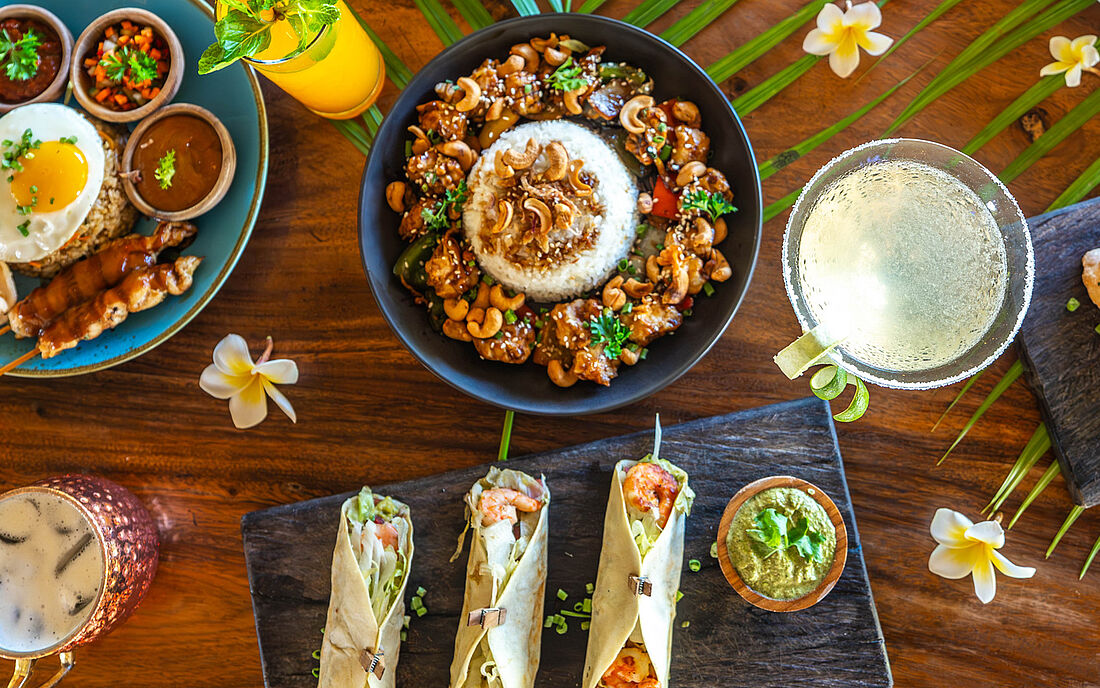 Surfhouse Bali Canggu Abendessen