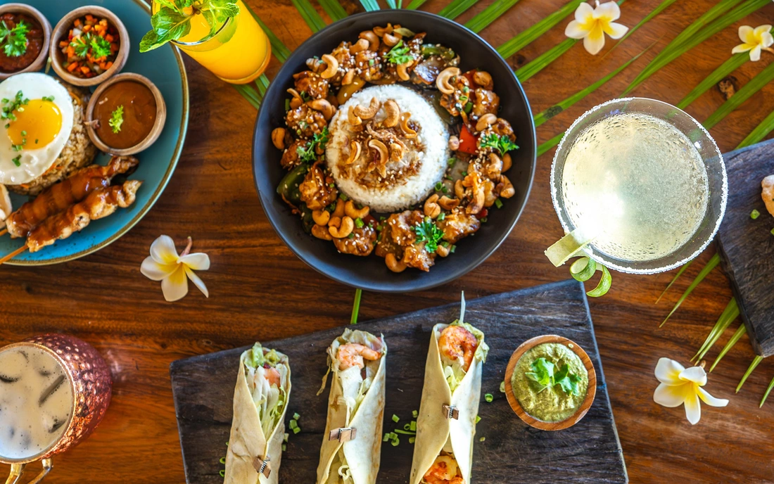 Surfhouse Bali Canggu Abendessen