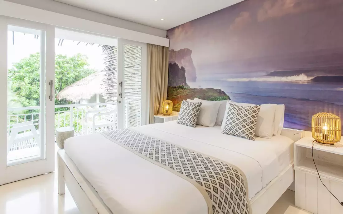 The Superior Double Room Seminyak Surf Camp Bali