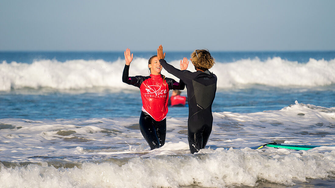 Surfen lernen Marokko Surflehrer