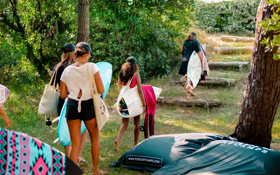 right through your own garden straight to the beach!