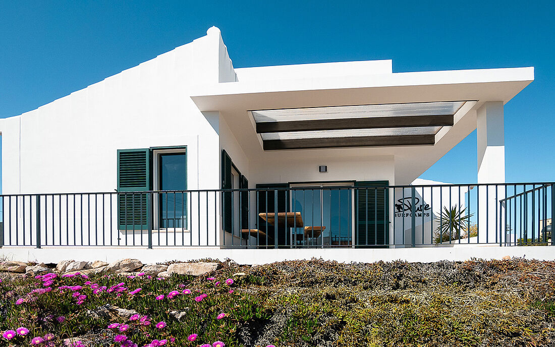 Surfcamp Portugal S&uuml;dterrasse