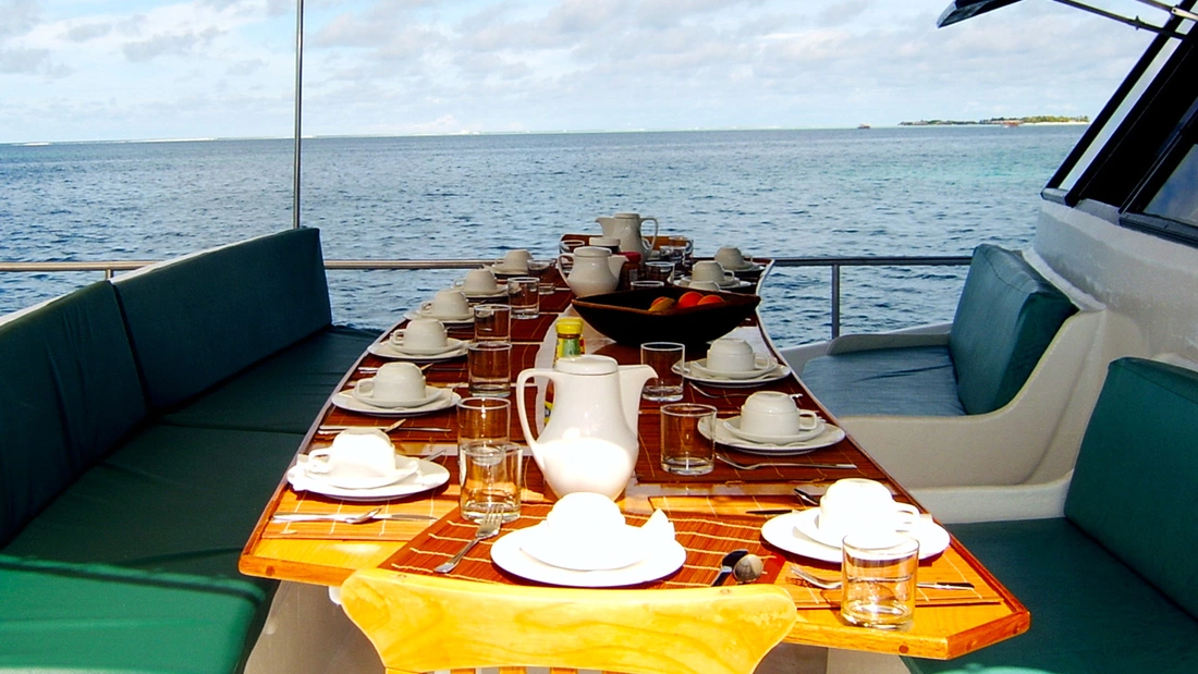 Einmaliger Ausblick beim Essen