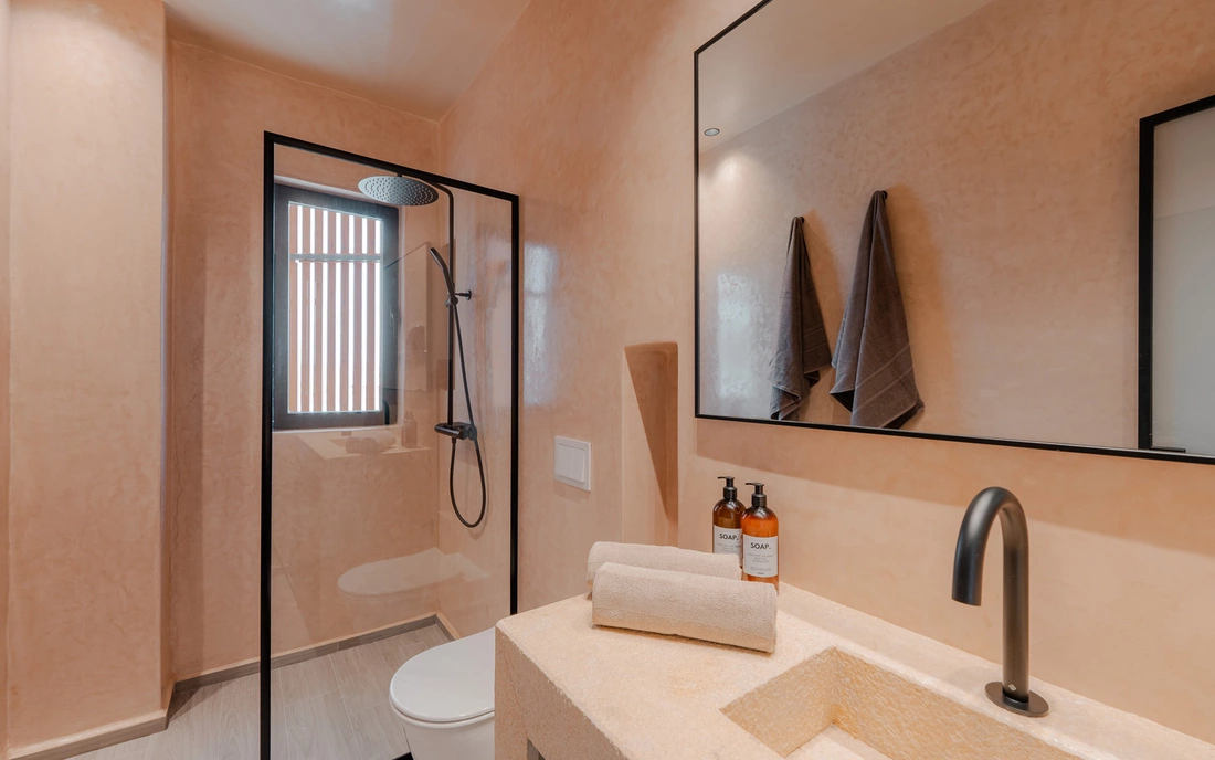 Boutique Surf Camp Morocco Tamraght Family Room Bath