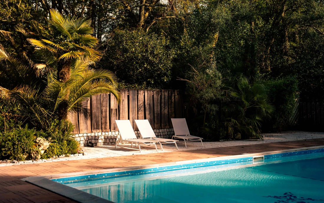 Surfcamp Soustons Plage Frankreich Pool Sonne