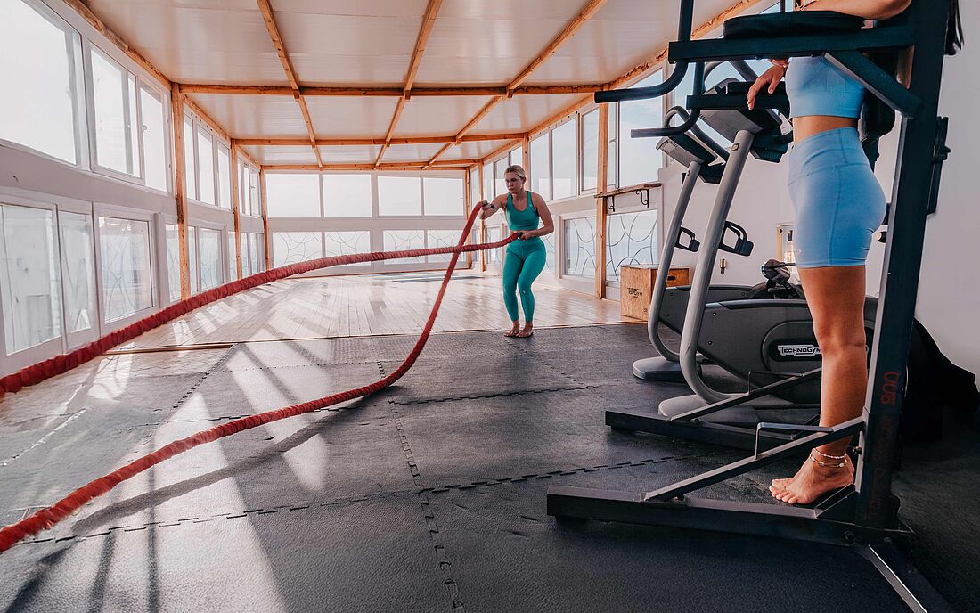 Surf Camp Morocco &ndash; Aourir Holiday rooftop gym
