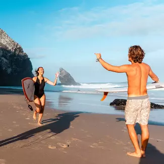 Surfcamp Peniche Portugal Surfen lernen