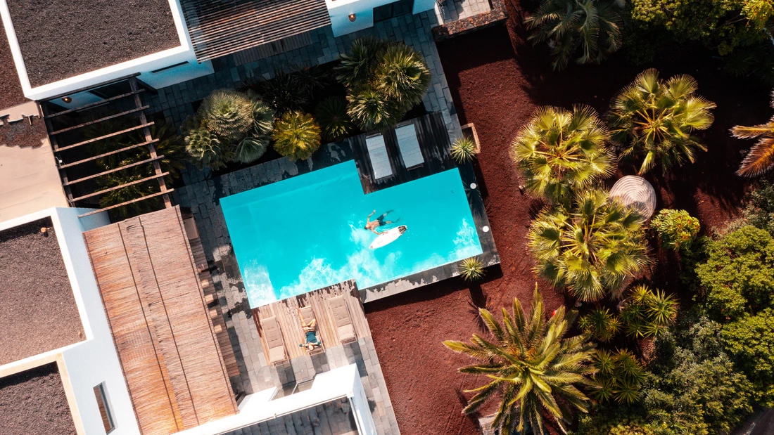 Surfcamp Fuerteventura Lajares Drohne