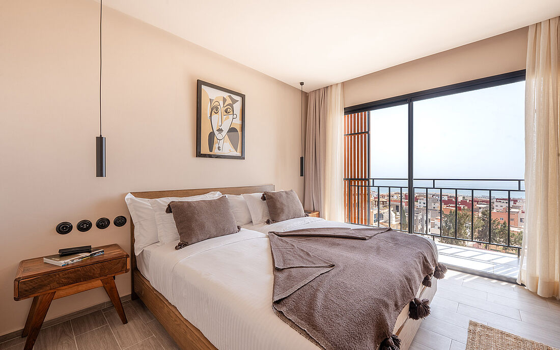 Boutique Surfcamp Marokko Premium Sea View Doppelzimmer