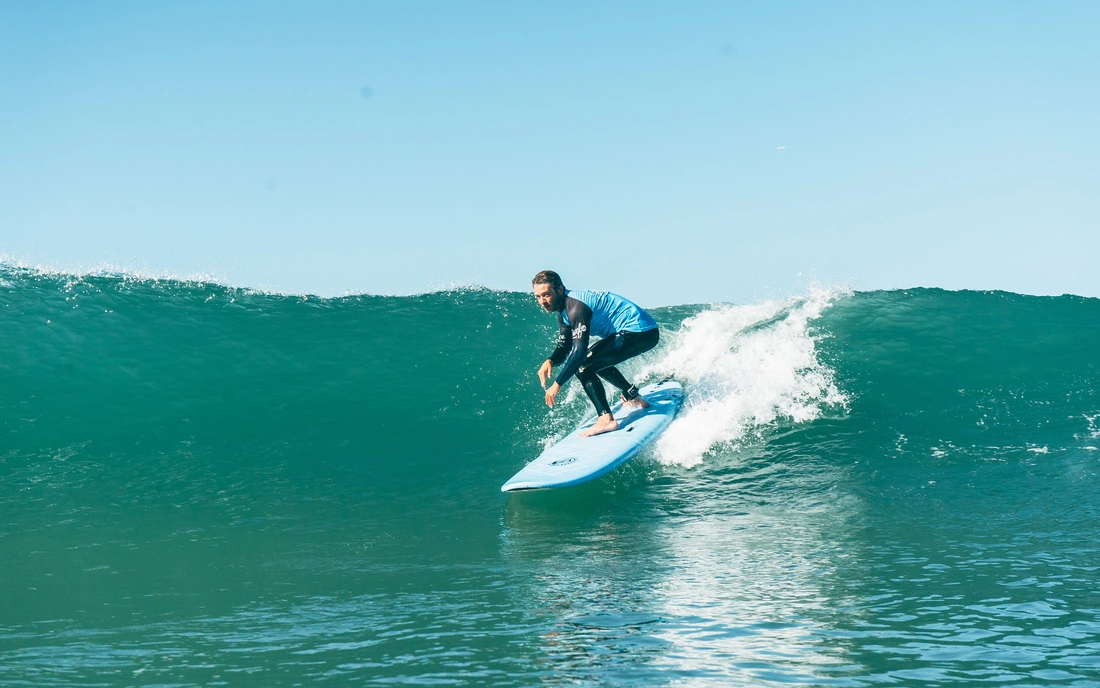 die besrten Wellen Portugals findet man in Caparica