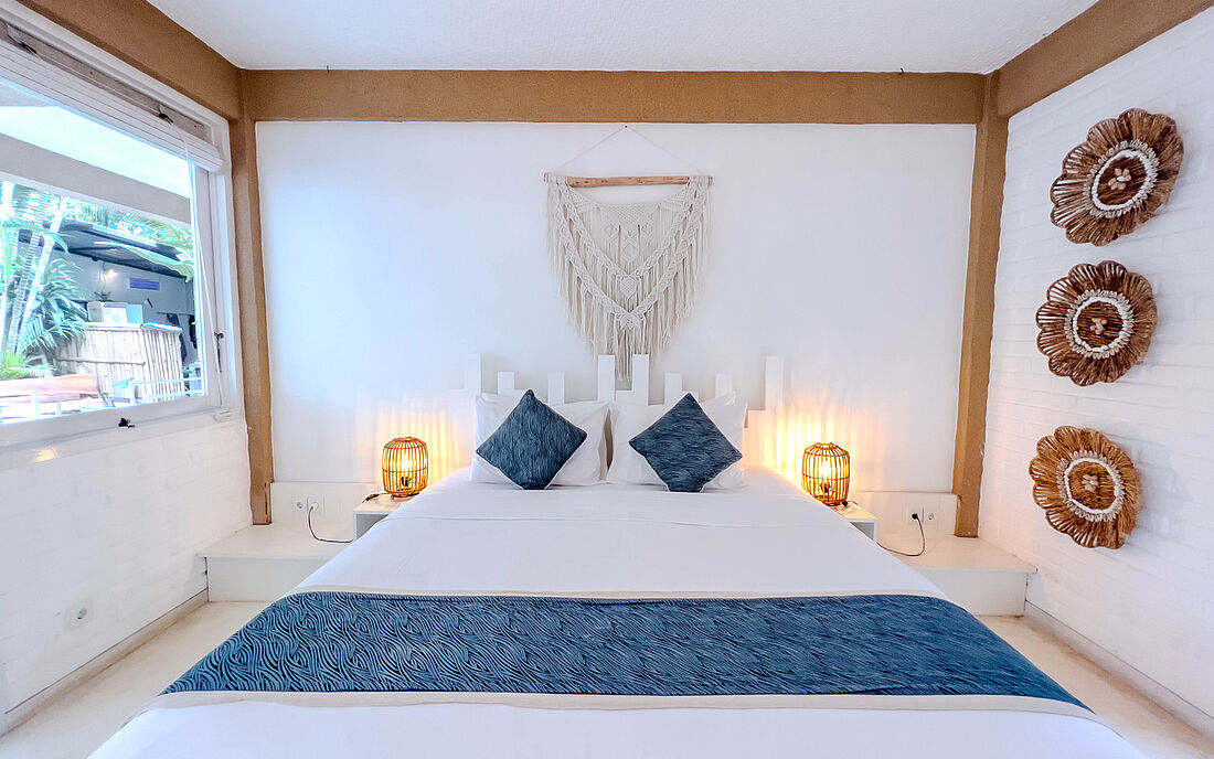 Surfcamp Bali Seminyak Deluxe Doppelzimmer
