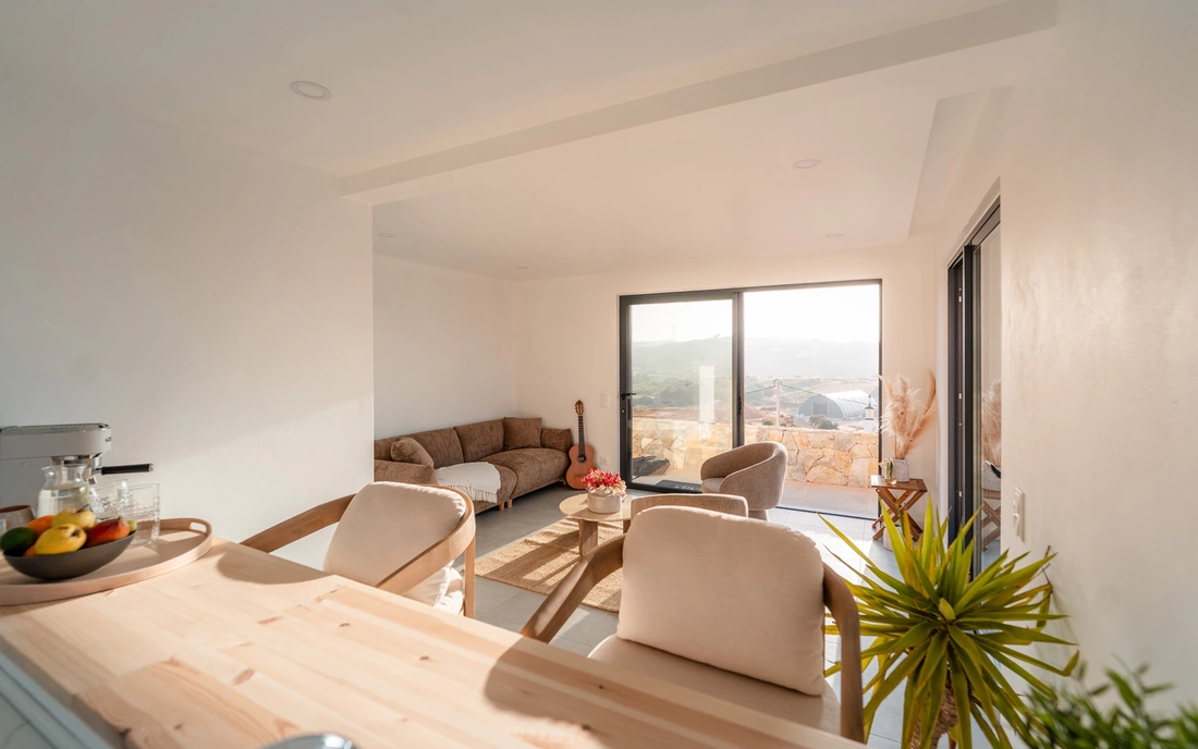 Ausblick vom Wohnzimmer Surfcamp Algarve Raposeira Portugal