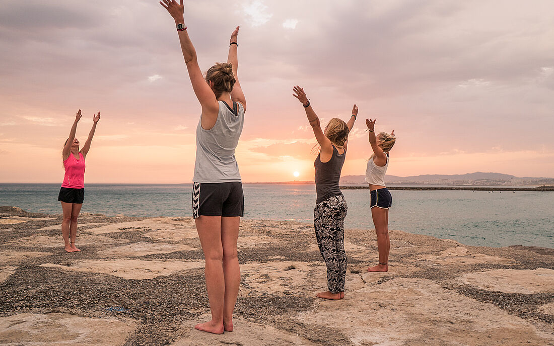 Yoga hat einen sehr positiven Gemeinschaftsgeist