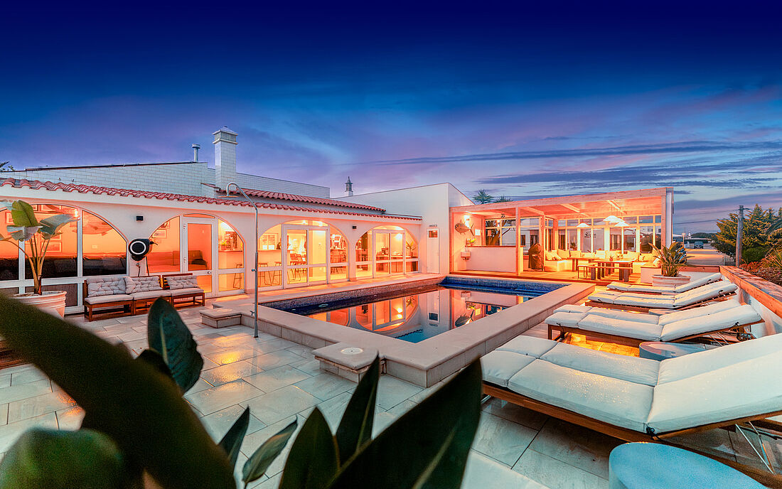 Surflodge Portugal Algarve Ingrina bei Nacht
