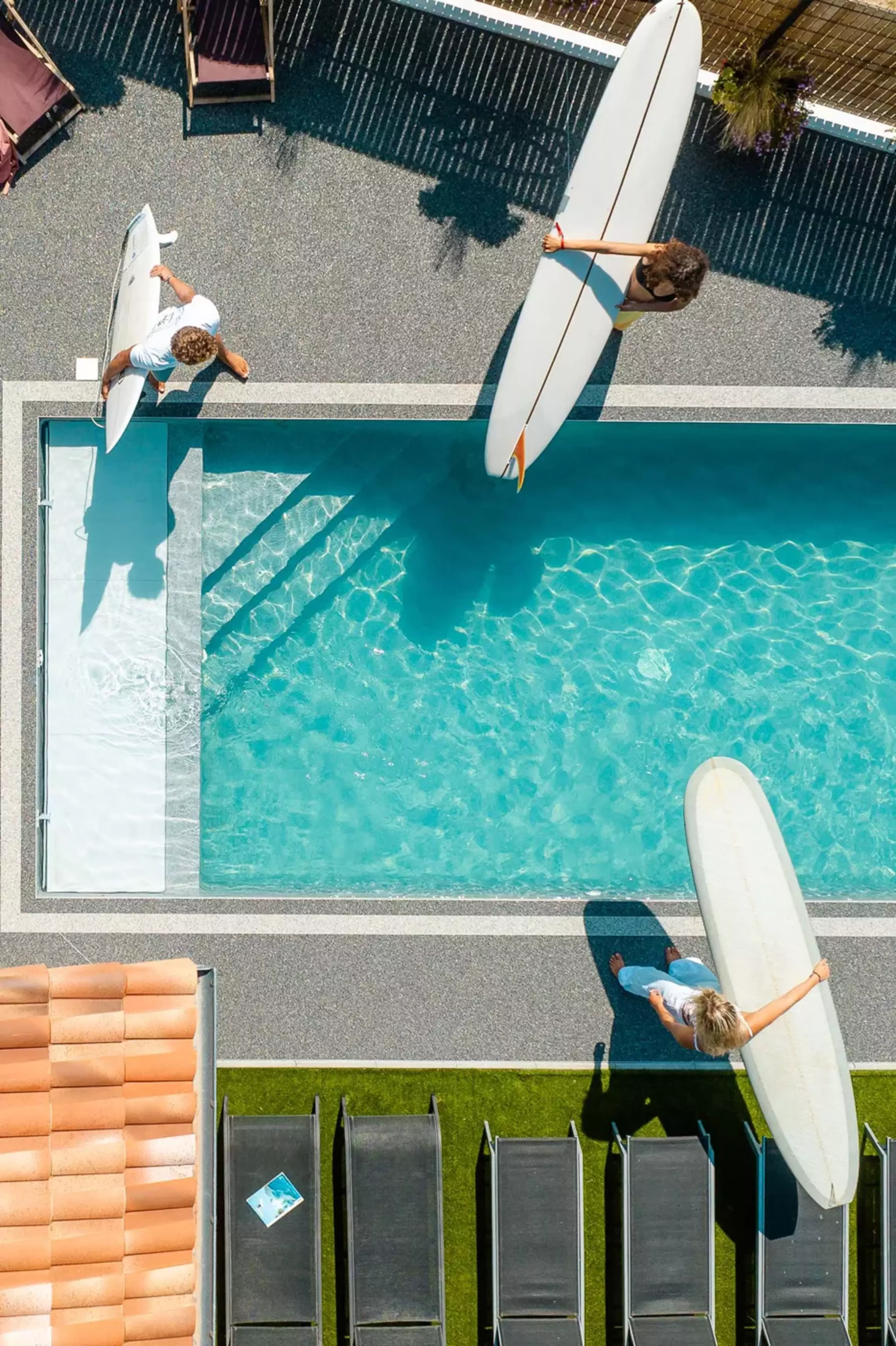 Familien Surfhouse Moliets Pool