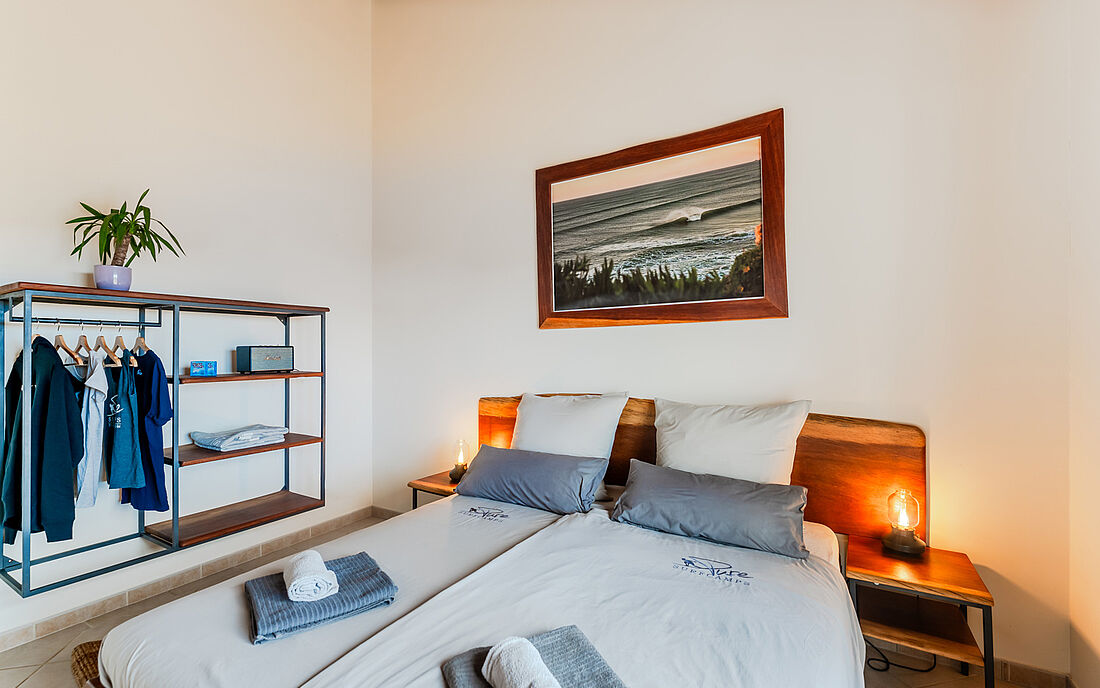 Surflodge Portugal Doppelzimmer mit Bad