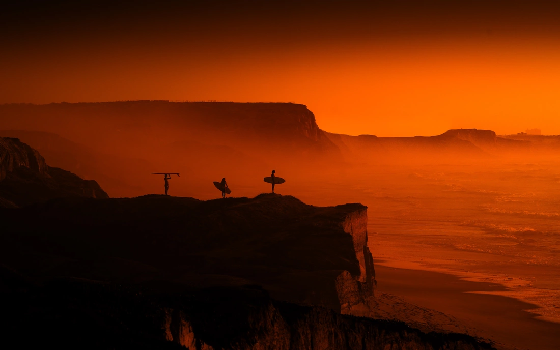 Unbeschreibliche Natur im Abendlicht