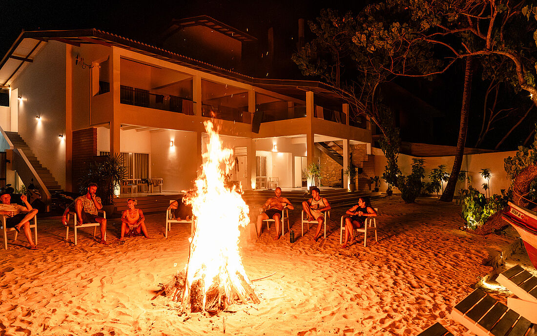 Lagerfeuer am Strand