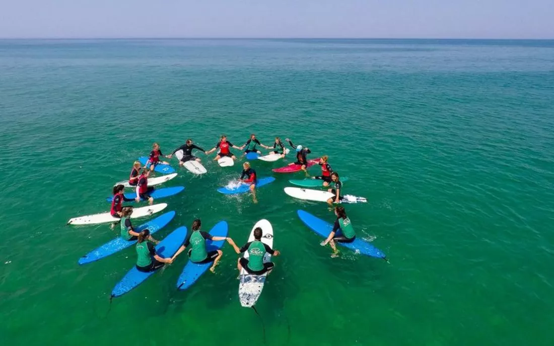 Surfcamp Vieux Boucau Frankreich Surfkurs
