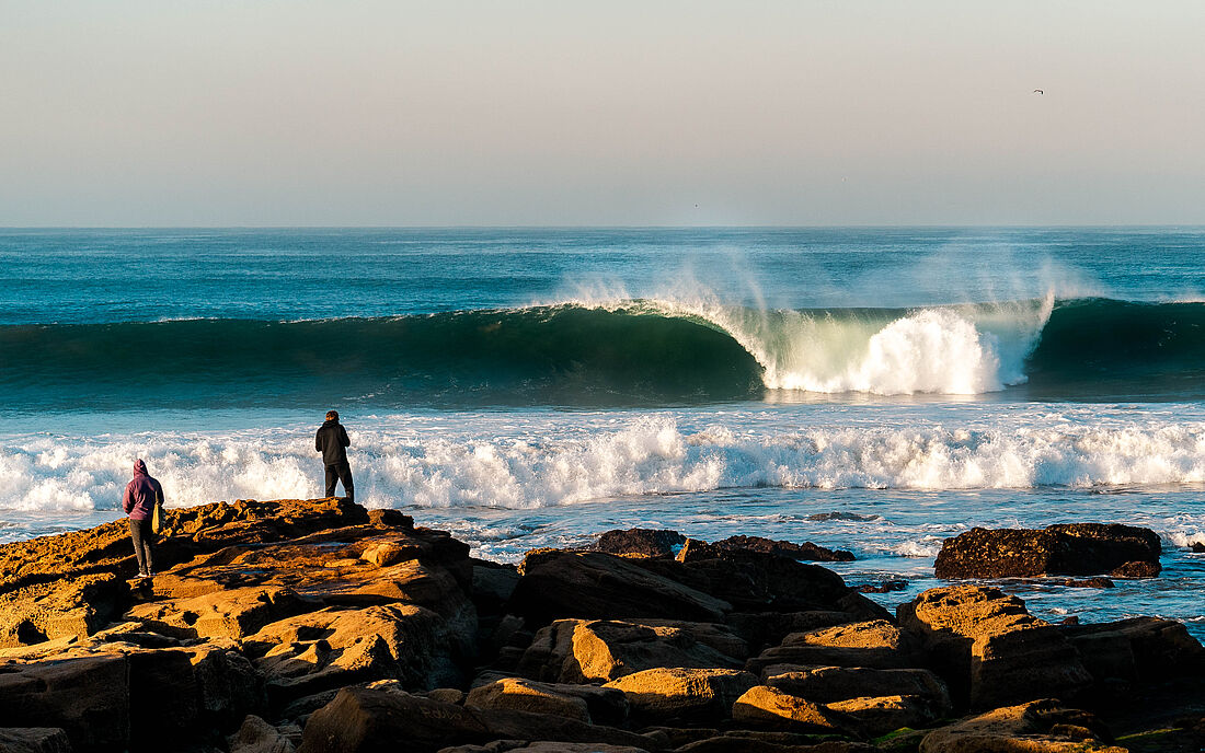 perfectly shaped A-frame barrels