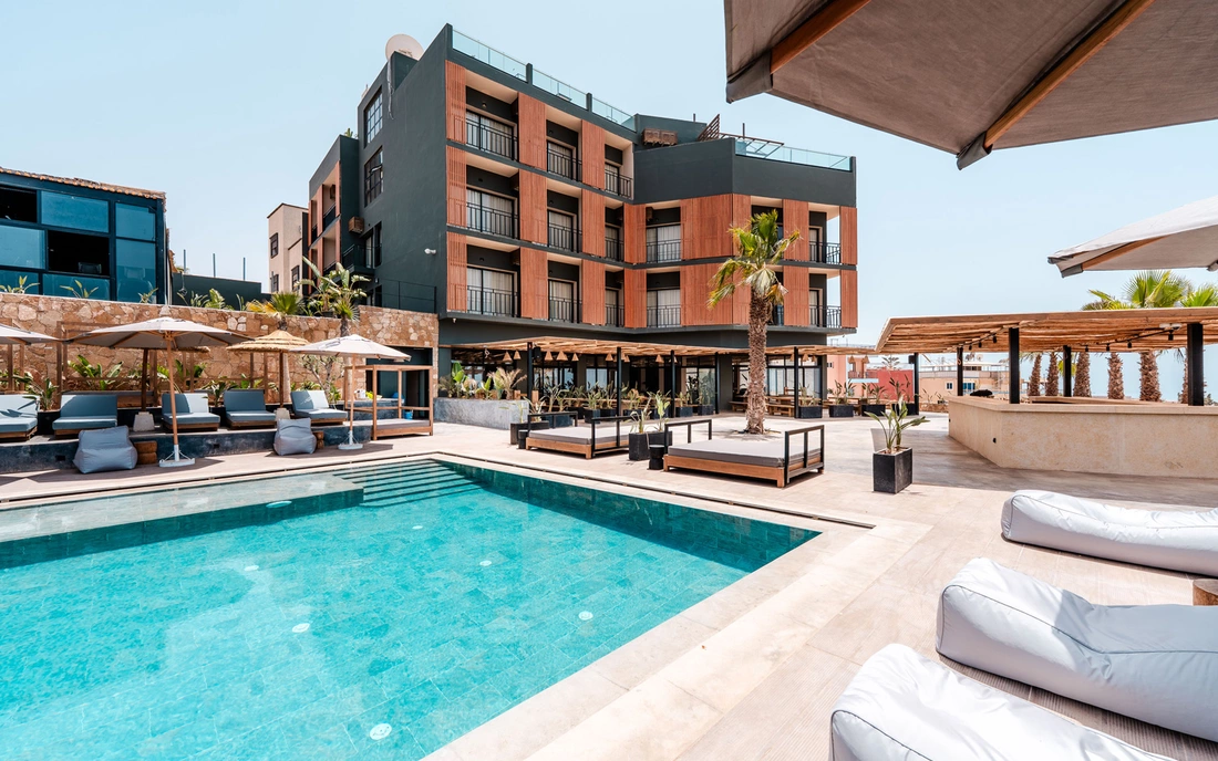 Boutique Surfcamp Marokko Tamraght Surf Hotel Design 