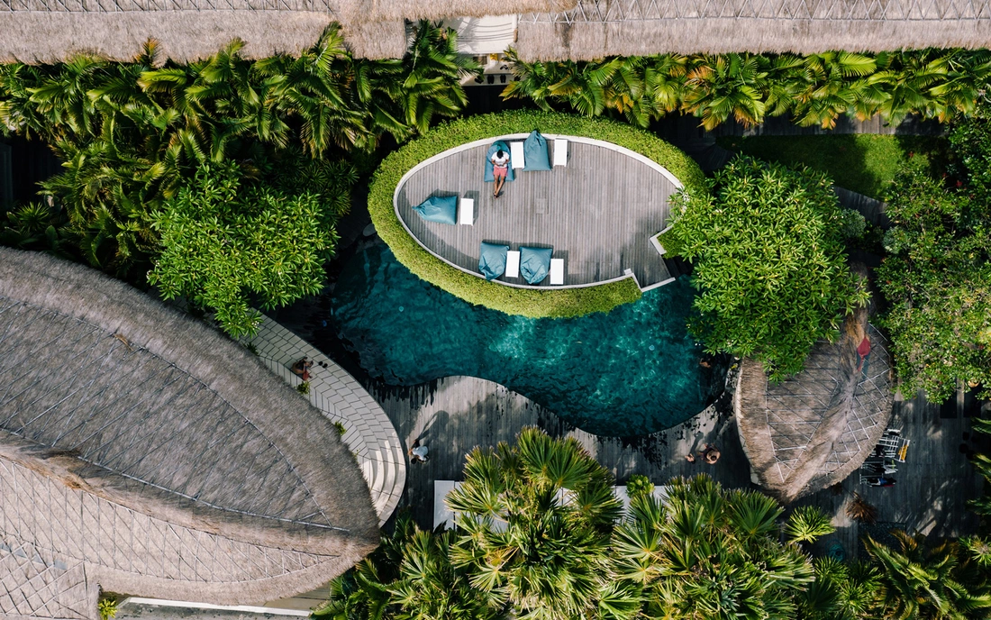 Surfcamp Bali Canggu Tropen-Pool