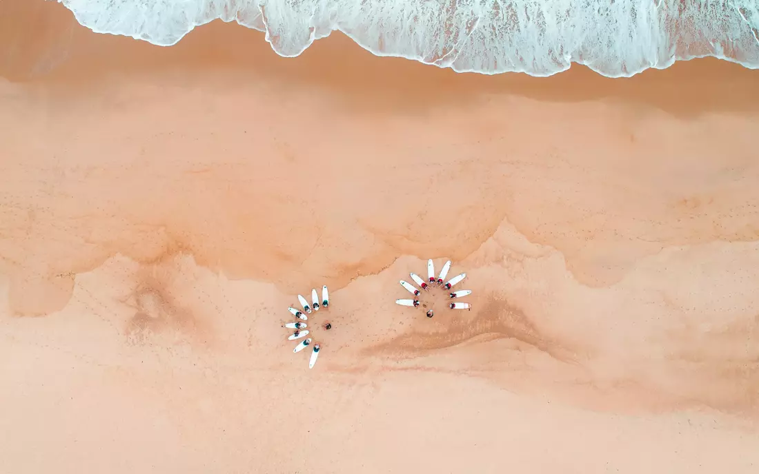 The perfect place for your first surfing experience