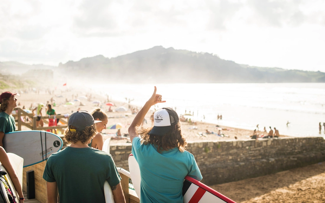 Surfcamp Zarautz Spanien Strand
