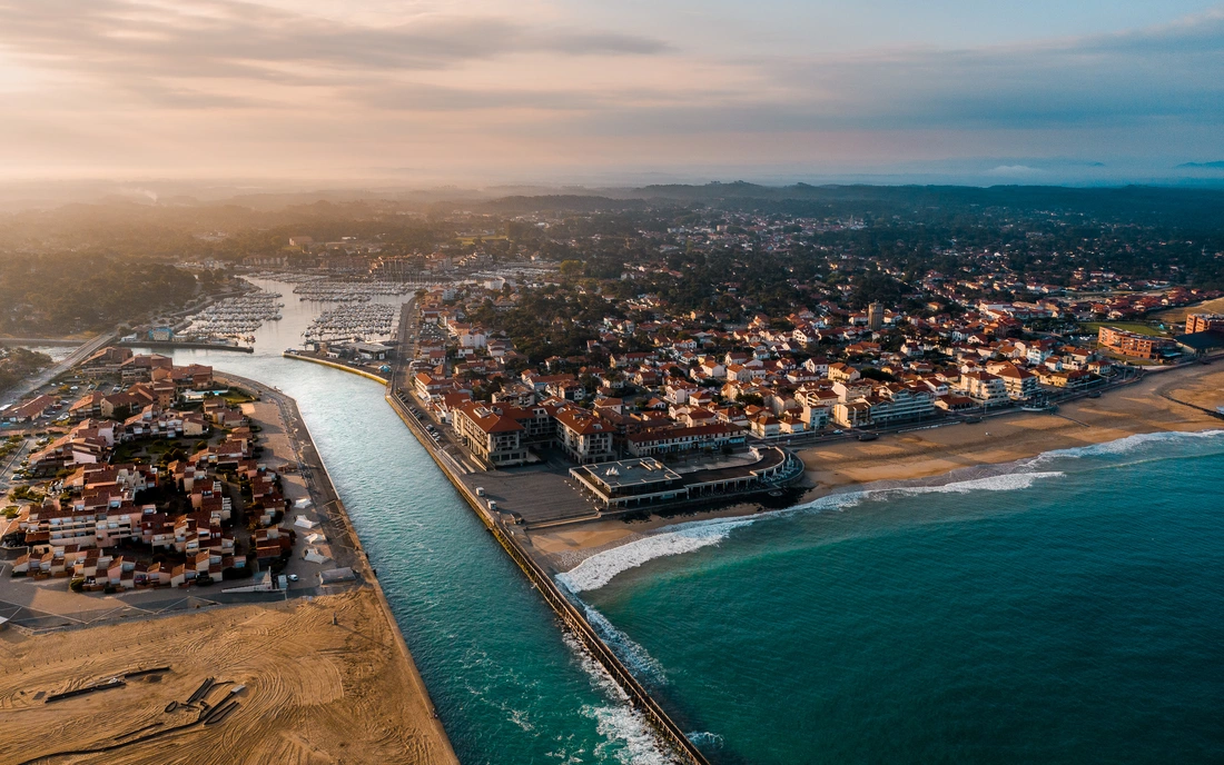 Der Surferort Hossegor ist direkt nebenan