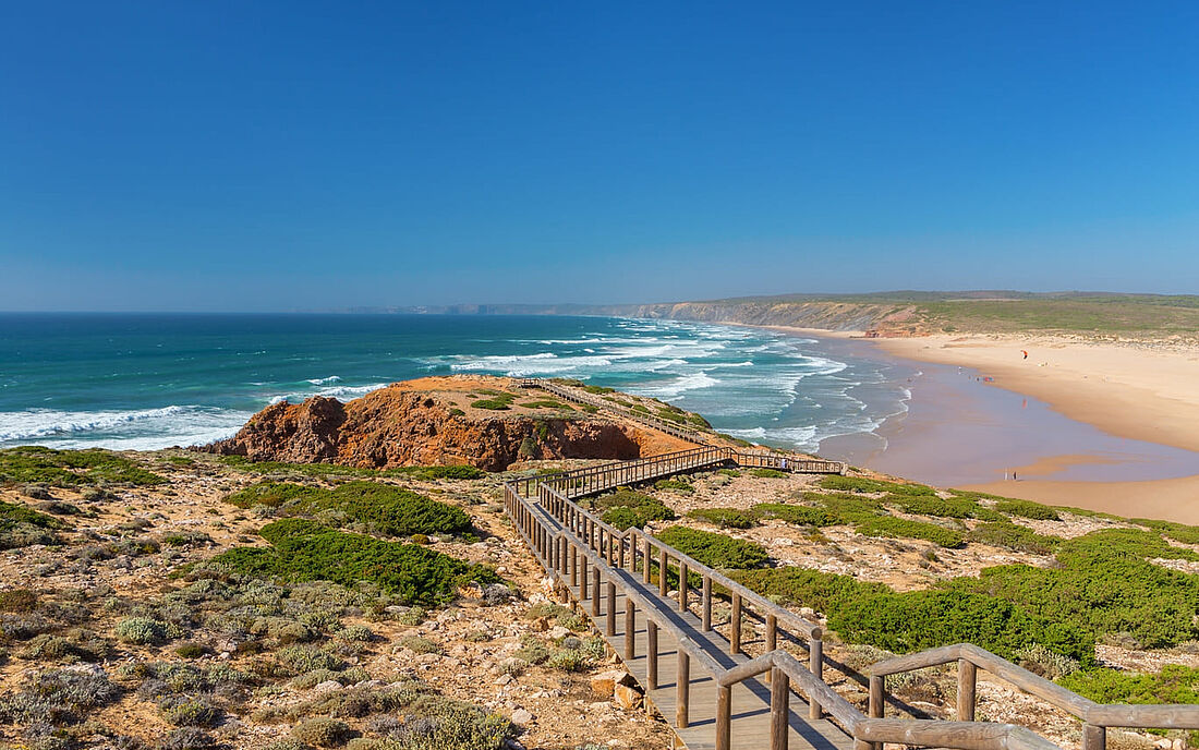 Surfen Algarve Surfspot Amoreira 