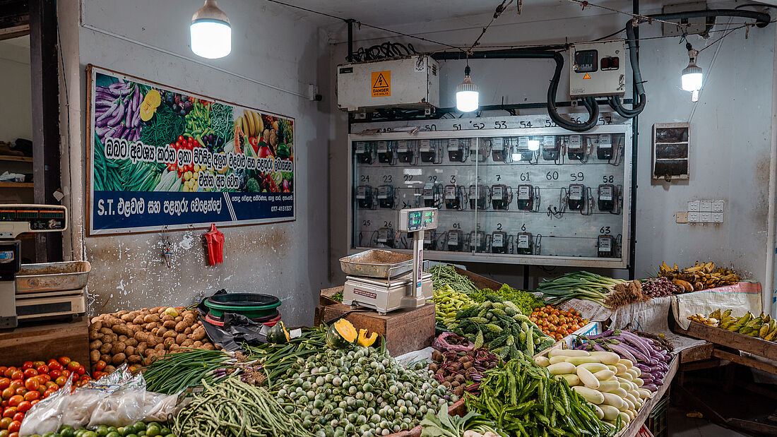 Obst und Gem&uuml;seladen in Sri Lanka