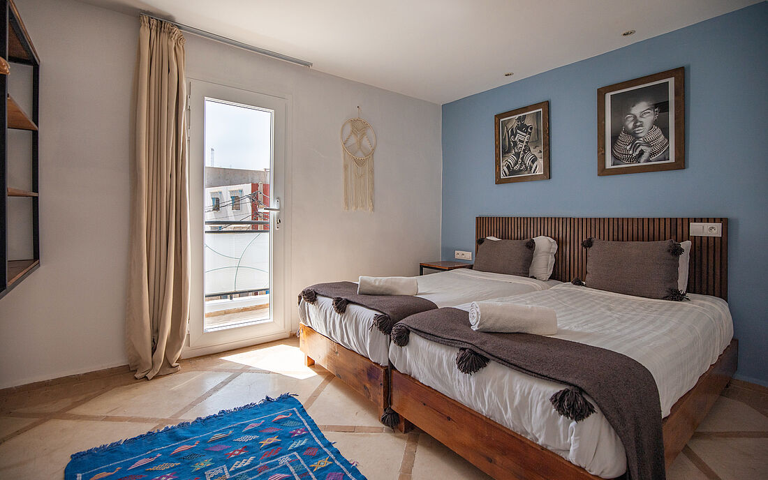 pure surf camps morocco double room 