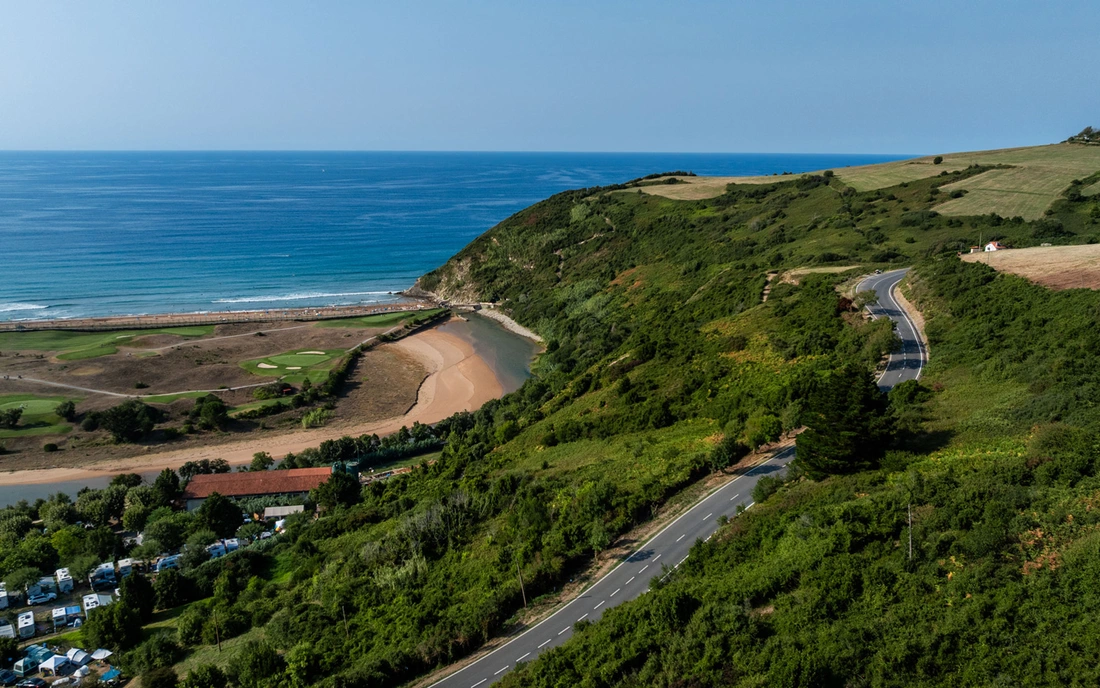 Surfcamp Zarautz Spanien Bucht
