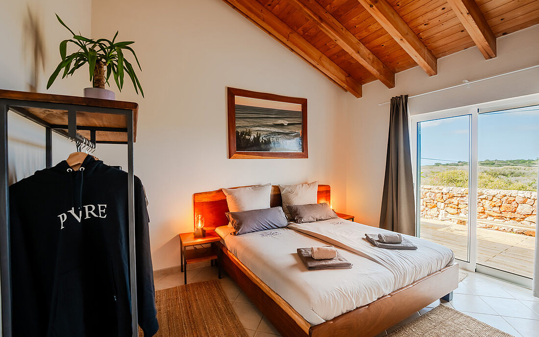 Surflodge Portugal Doppelzimmer mit Bad