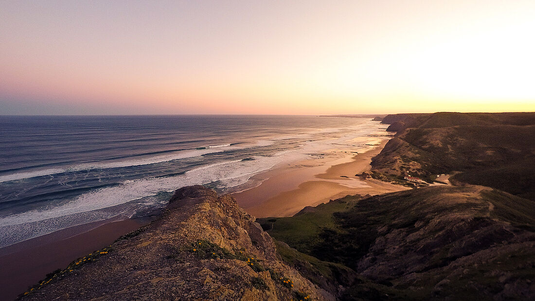 Algarve Surfen Landschaft