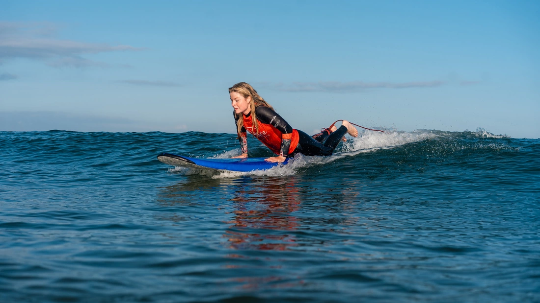 Brett ausleihen & free surfen Surfcamp Soustons Plage Frankreich Softboards